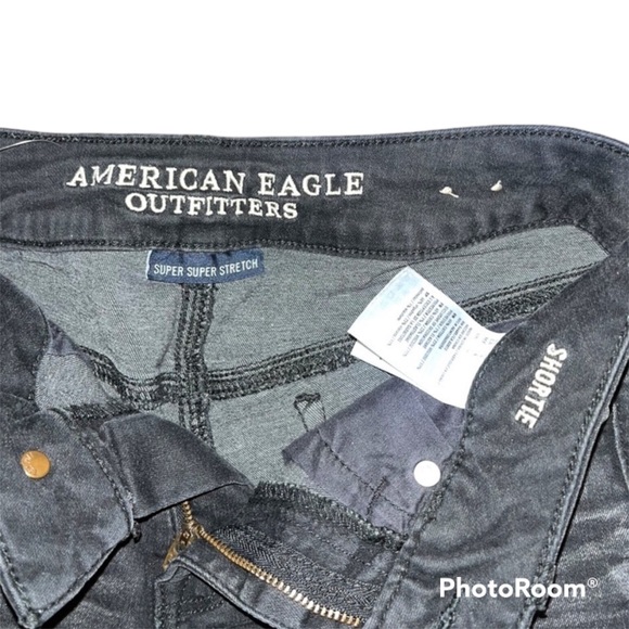 American Eagle Black “Shortie” Shorts - Picture 3 of 3